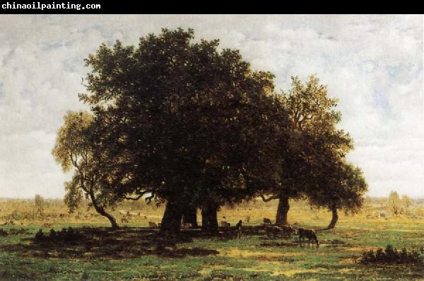 Theodore Rousseau Oak Trees near Apremont