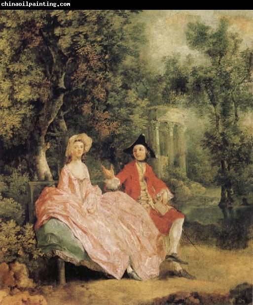 Thomas Gainsborough Lady and Gentleman in a Landscape