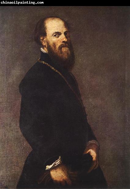 Tintoretto Man with a Golden Lace