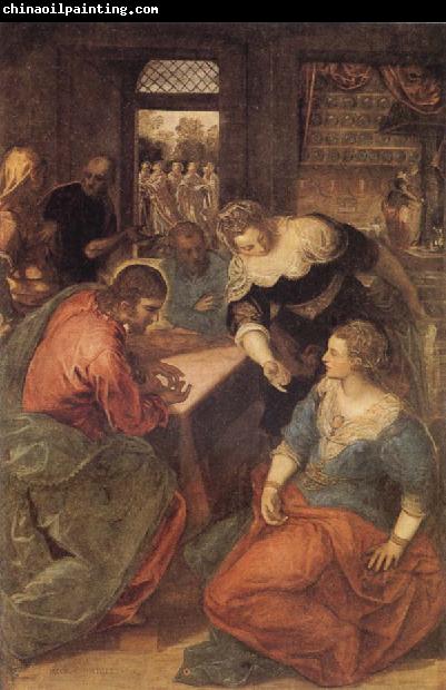 Tintoretto Christ with Mary and Martha