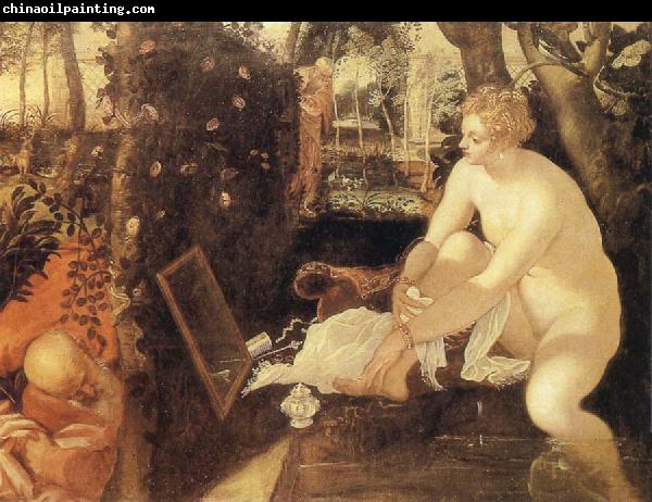 Tintoretto Susanna at he Bath