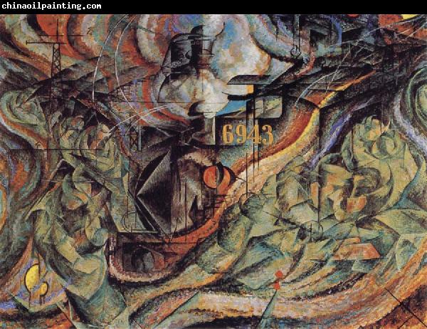 Umberto Boccioni State of Mind II The Farewells