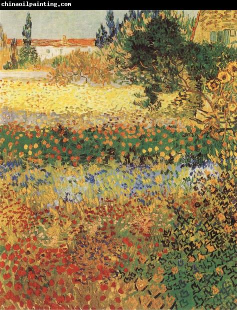 Vincent Van Gogh Garden in Bloom