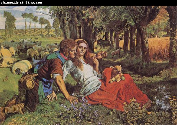 William Holman Hunt The Hireling Shepherd