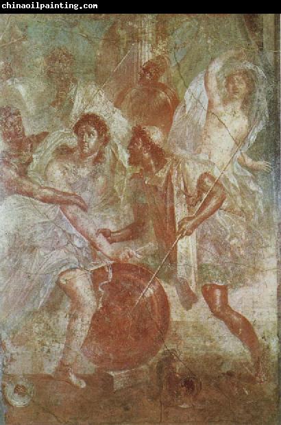 unknow artist Wall painting from the House of the Dioscuri at Pompeii