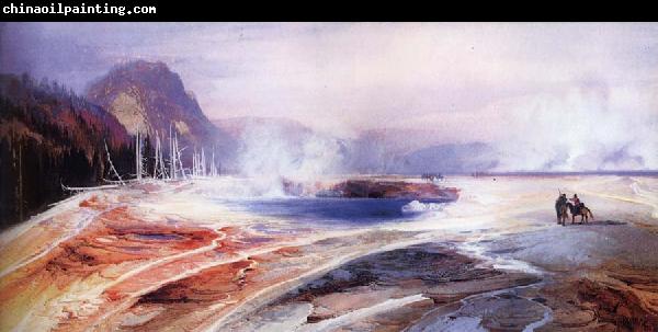 unknow artist Big Springs in Yellowstone Park